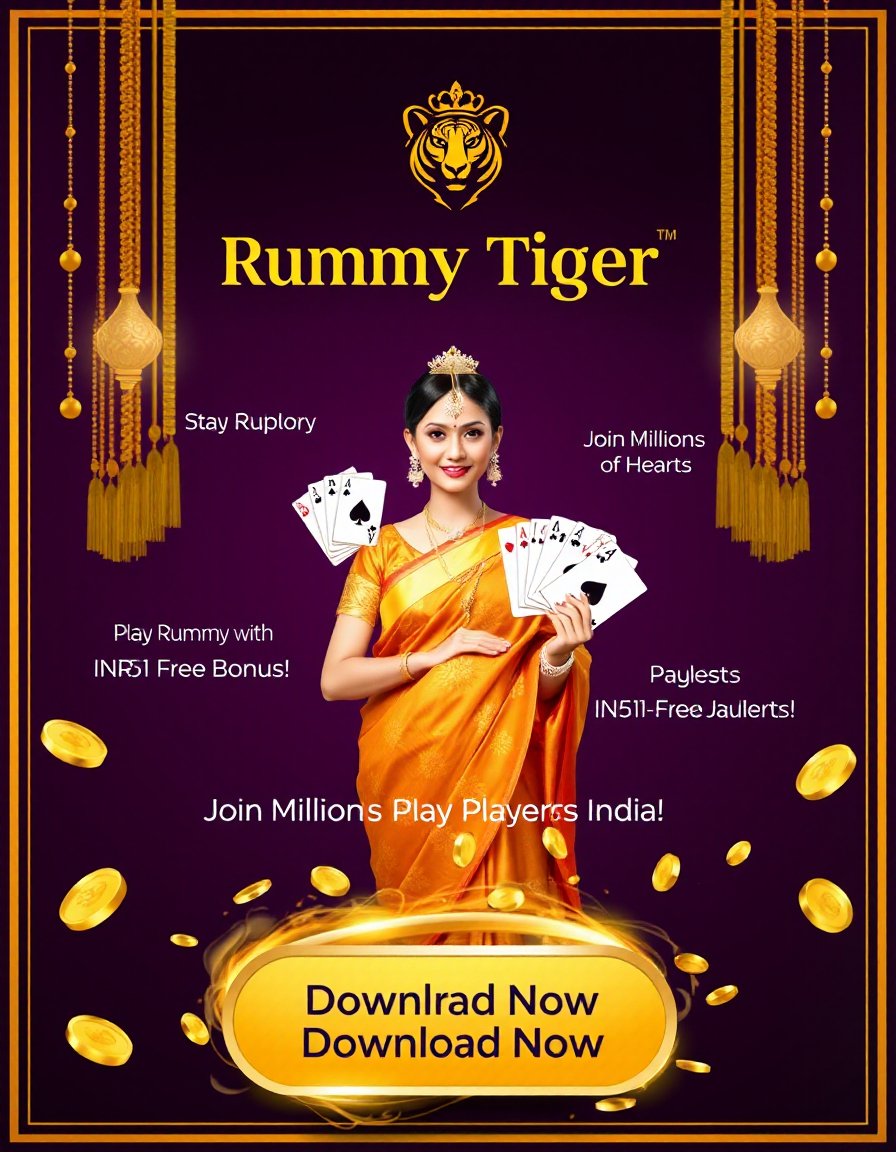 Rummy Tiger Banner